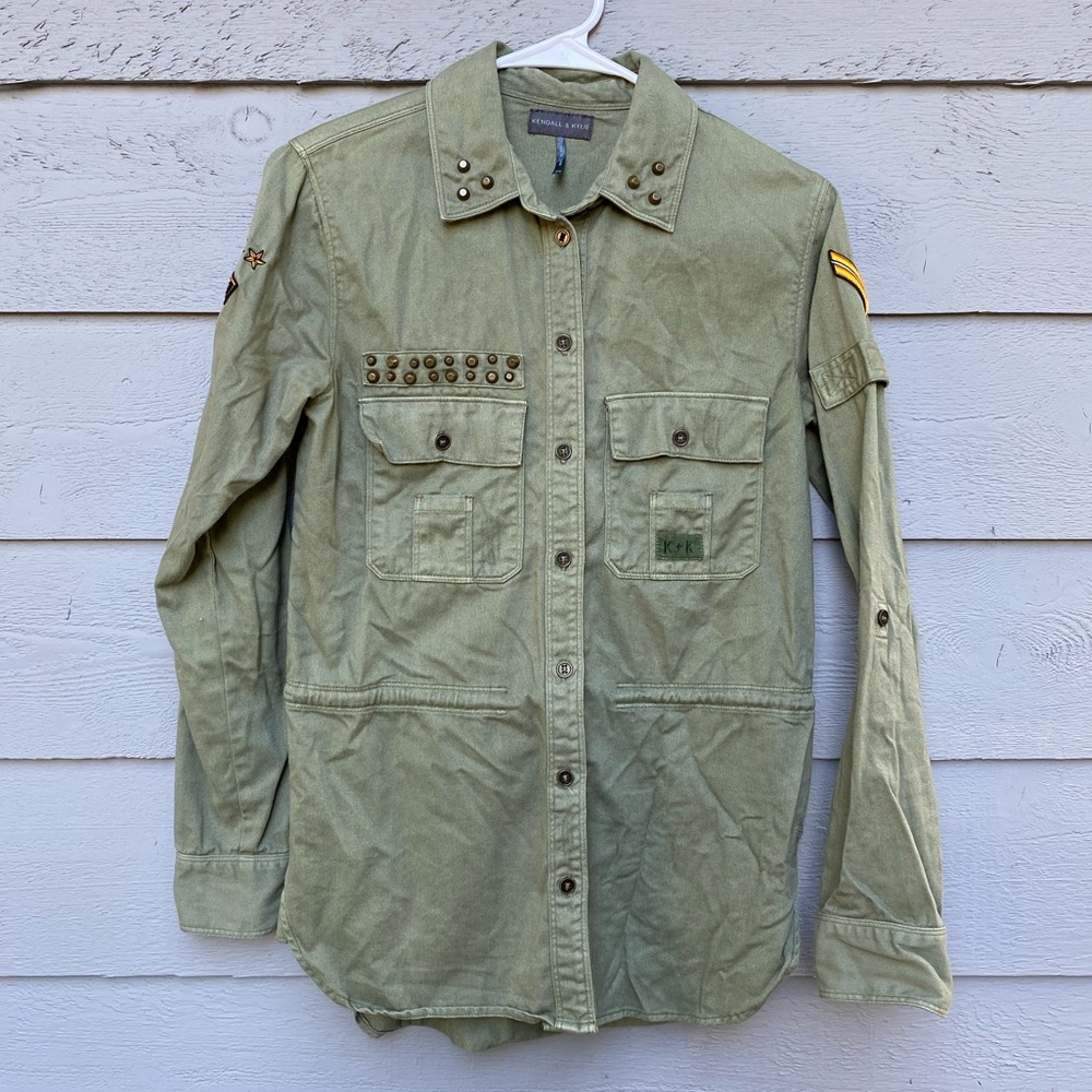 KENDALL & KYLIE jacket button down